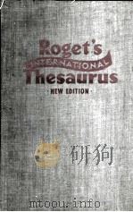 ROGET'S INTERNATIONAL THESAURUS NEW EDITION（1946 PDF版）
