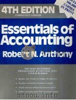 ESSENTIALS OF ACCOUNTING FOURTH EDITION 1987 PDF电子版封面 0201000172