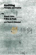 AUDITING PRINCIPLES AND PRACTICE SIXTENTH EDITION（1982 PDF版）