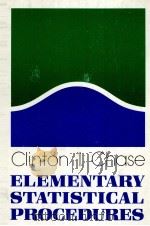 ELEMENTARY STATISICAL PROCEDURES THIRD EDITION（1983 PDF版）