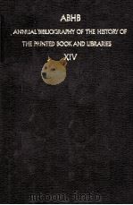 ABHB ANNUA LBIBLIOGRAPHY OF HISTORY OF THE PRINTED BOOK AND LIBRAIES（1985 PDF版）