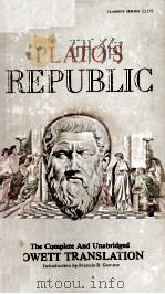 PLATO THE REPUBLIC 1968 PDF电子版封面
