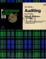 PROGRAMMED LEARNING AID FOR AUDITING REVISED EDITION 1975 PDF电子版封面 0256023999 WALTER B.MEIGS