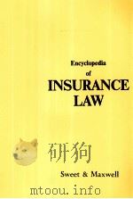 ECYCLOPEDIA OF ISSURANCELAW     PDF电子版封面     