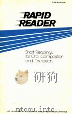 RAPID READER 1978 PDF电子版封面