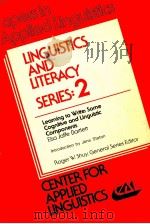 PAPERS IN APPLIED LINGUISTICS LINDUISTICS AND LITERACY SERIES 2（1981 PDF版）
