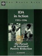 IDA IN ACTION 1993-1996 THE PURSUIT OF SUSTAINED POVERTY REDUCTION（1997 PDF版）
