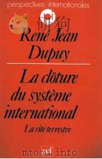 LACLOTURE DU SYSTEME INTERNATIONAL LA TCITE TERRESTRE 1989 PDF电子版封面 2130420699