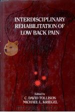 INTERDISCIPLINARY REHABILITATION OF LOW BACK PAIN 1988 PDF电子版封面 0683083368
