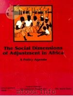 THE SOCIAL DIMENSIONS OF ADJUSTMENT IN AFRICA 1990 PDF电子版封面 0821314629