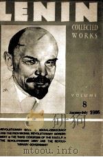 COLLECTED WORKS VOLUME 8 PDF电子版封面 V.I.LENIN