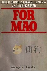 FOR MAO ESSAYS IN HISTORICAL MATERIALISM   1979  PDF电子版封面     