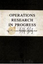 OPERATIONS RESEARCH IN PROGRESS 1982 PDF电子版封面 9027714649