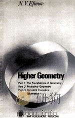 HIGHER GEOMETRY:TRANSLATED FROM THE RUSSIAN 1980 PDF电子版封面