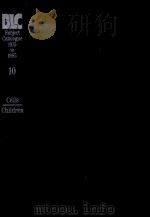 THE BRITISH LIBRARY GENERAL SUBJECT CATALOGUE 1975 TO 1985 10 1986 PDF电子版封面 0862916607
