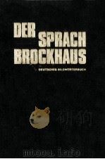 DER SPRACH BROCKHAUS 1981 PDF电子版封面