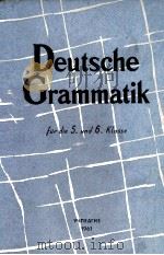 DEUTSCHE GRAMMATIK 1961 PDF电子版封面