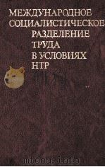 МЕЖДУНАРОДНОЕ СОЦИАЛИСТИЧЕСКОЕ РАЗДЕЛЕНИЕ ТРУДА В УСЛОВИЯХ НТР 1983 PDF电子版封面