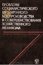 ПРОБЛЕМЫ СОЦИАЛИСТИЧЕСКОГО РАСШИРЕННОГО ВОСПРОИЗВОДСТВА И СОВЕРШЕНСТВОВАНИЯ ХОЗЯЙСТВЕННОГО МЕХАНИЗМА 1982 PDF电子版封面