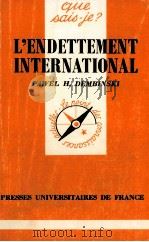 L'ENDETTEMENT INTERNATIONAL（1989 PDF版）