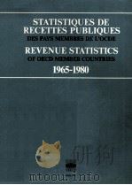 STATISTIQUES DE RECETTES PUBLIQUES DES PAYS MEMBRES DE L‘OCDE REVENUE STATISTICS OF OECD MEMBER COUN 1981 PDF电子版封面