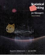 STATISTICAL THINKING FOR MANAGERS THIRD EDITION 1991 PDF电子版封面 0534925618