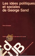 Les idées politiques et sociales de george sand 1984 PDF电子版封面 2800408421