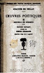 Oeuvres poétiques II 1961 PDF电子版封面