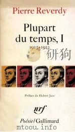 Plupart du tempts 1915-1922 : I 1969 PDF电子版封面