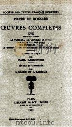 Oeuvres complètes : XVII 1959 PDF电子版封面