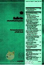 BULLETIN OF THE WORLD HEALTH ORGANIZATION（ PDF版）