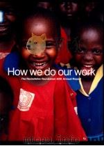 WHY WE DO WHAT WE DO THE ROCKEFELLER FOUNDATION 2001 ANNUAL REPORT PDF电子版封面