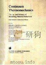CONTINUUM THERMOMECHANICS PDF电子版封面 G.M.L.GLADWELL