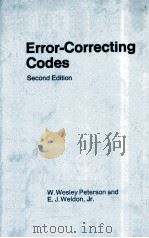 ERROR-CORRECTING CODES SECOND EDITION 1961 PDF电子版封面