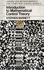 INTRODUCTION TO MATHEMATICAL CONTROL THEORY PDF电子版封面
