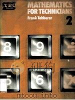 MATHEMATICS FOR TECHNICIAN 2 1978 PDF电子版封面