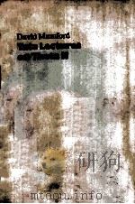 DAVID MUMFORD TATA LECTURES ON THETA II 1984 PDF电子版封面