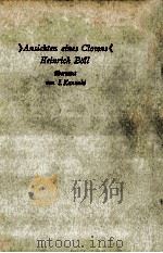 道化師の告白 1973.06 PDF电子版封面 B U00F6 llHeinrich