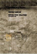 proceedings of the symposium solids/liquids separation practice 27-29 march 1979 1979 PDF电子版封面