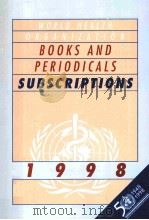 BOOKS AND PERIDICALS SUBSCRIPTIONS 1998 PDF电子版封面