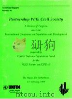 PARTNERSHIP WITH CIVIL SOCIETY A REVIEW OF PROGRESS（1999 PDF版）