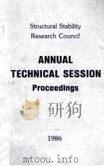 1986 ANNUAL TECHNICAL SESSION 1986 PDF电子版封面