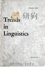 TRENDS IN LINGUISTICS SECOND PRINTING   1970  PDF电子版封面     