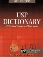 USP DICTIONARY OF USAN AND INTERNATIONAL DRUG NAMES 2001EDITION PDF电子版封面