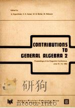 CONTRIBUTIONS TO GENERAL ALGEBRA 2（1983 PDF版）