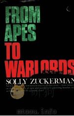 FROM APES TO WARLORDS 1978 PDF电子版封面 0060130148