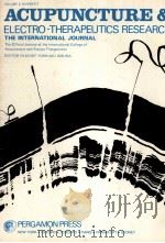 ACUPUNCTURE & ELECTRO-THERAPEUTICS RESEARCH（ PDF版）