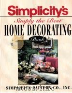 SIMPLY THE BEST HOME DECORATING BOOK 1993 PDF电子版封面