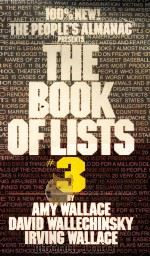 THE BOOK OF LISTS 3 1988 PDF电子版封面