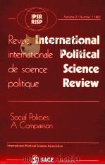 COCIAL POLICIES A COMPARISON 1981 PDF电子版封面 080391444X